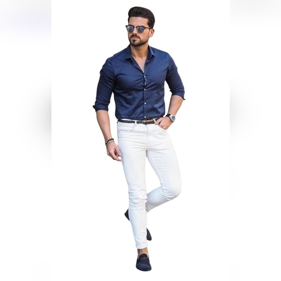 True Religion Other - True Religion Rocco Relaxed Skinny  White Jeans Pants